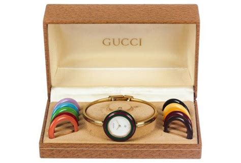 gucci watch with interchangeable faces